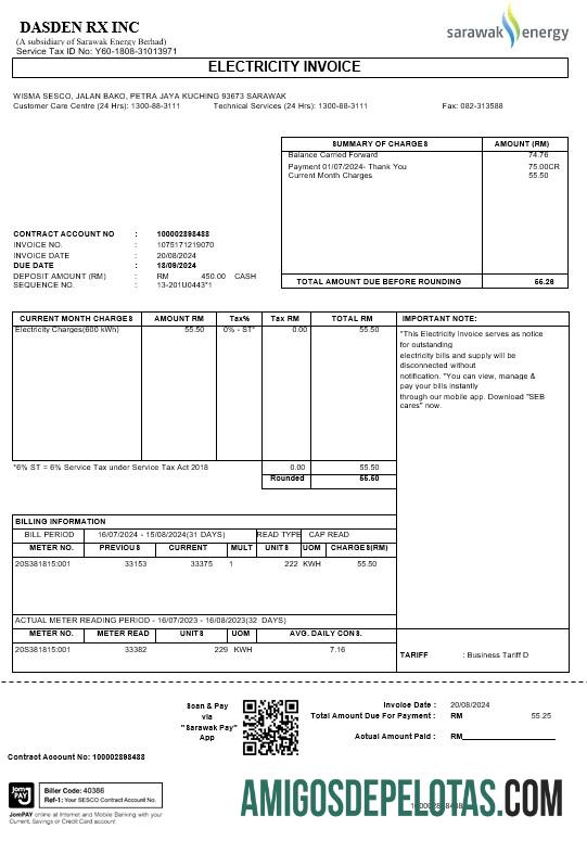Para baixar modelo Word e PDF de projeto de lei de serviços públicos de energia de Sarawak da Malásia